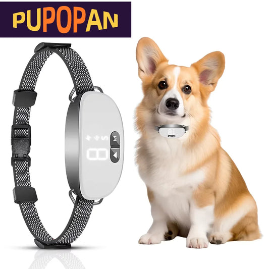 new smart Dog Bark Collar,Rechargeable Smart Barking Collar, Anti Bark Training Collar Adjustable Sensitivity